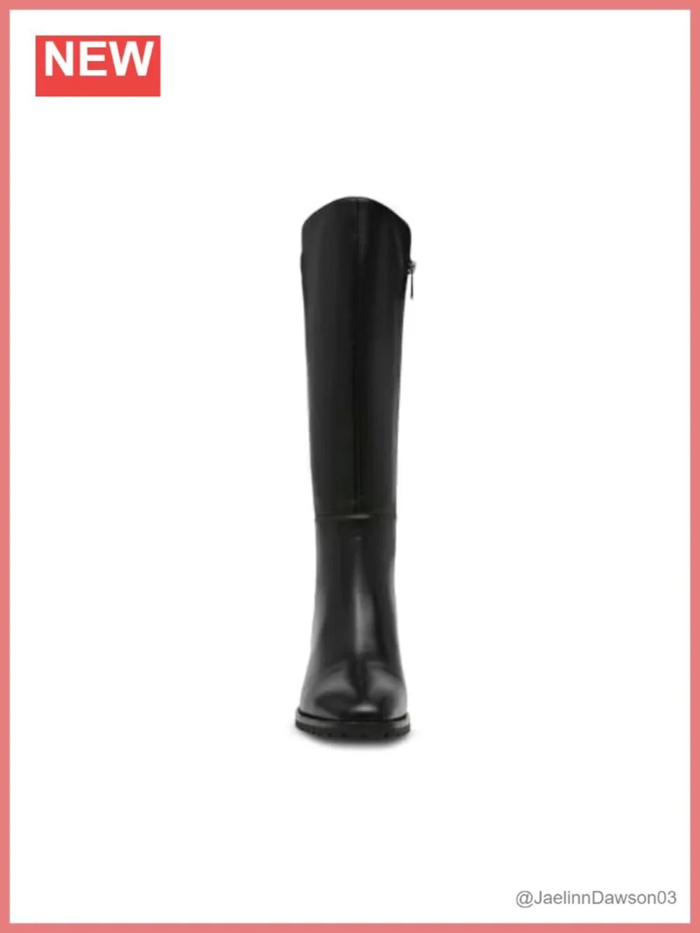 Anne Klein Stamford Over-the-Knee Faux Leather Boots Women's Knee High Zip Heels